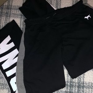 Victoria’s Secret Black Sweat Pants
